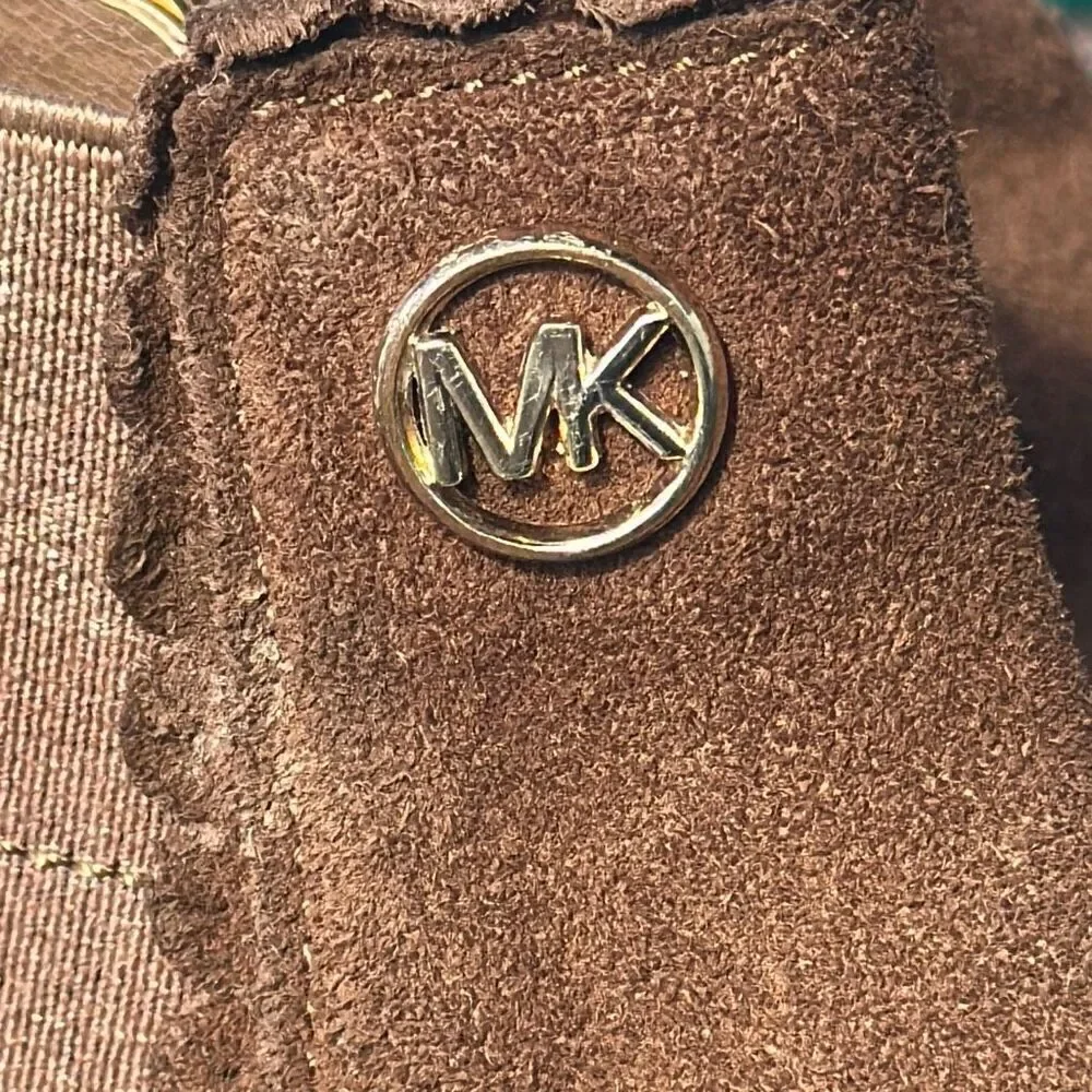 Michael Michael Kors Emma Bonnie Chelsea Brown Boot Size 8